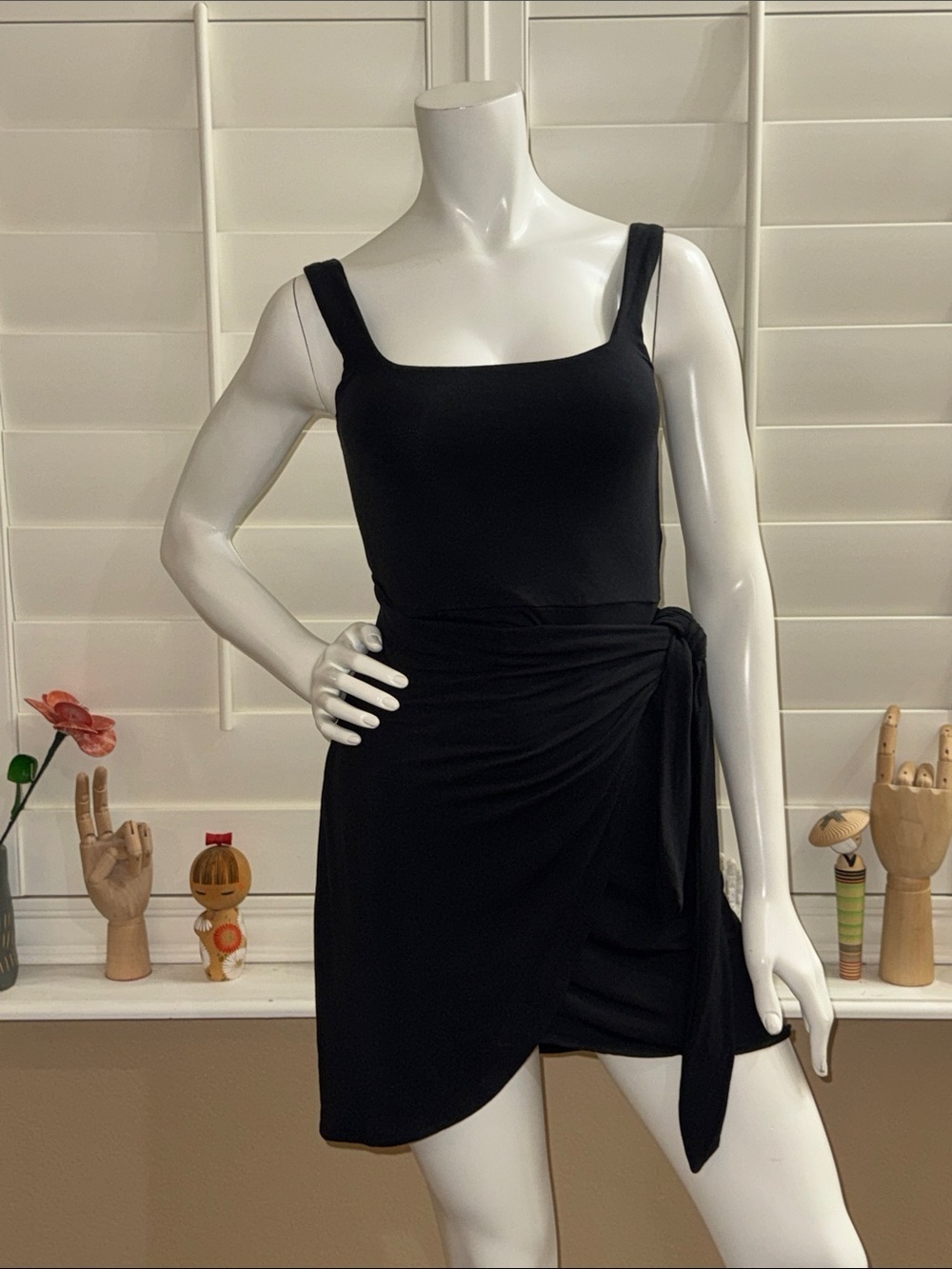 Wilfred Saturn Mini Dress Black